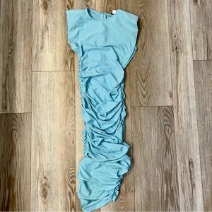 Fashion Nova Ruched Midi Dress